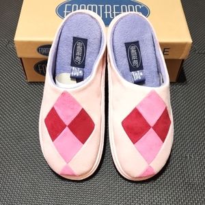 Foamtreads Rose Pink Slippers Size 9